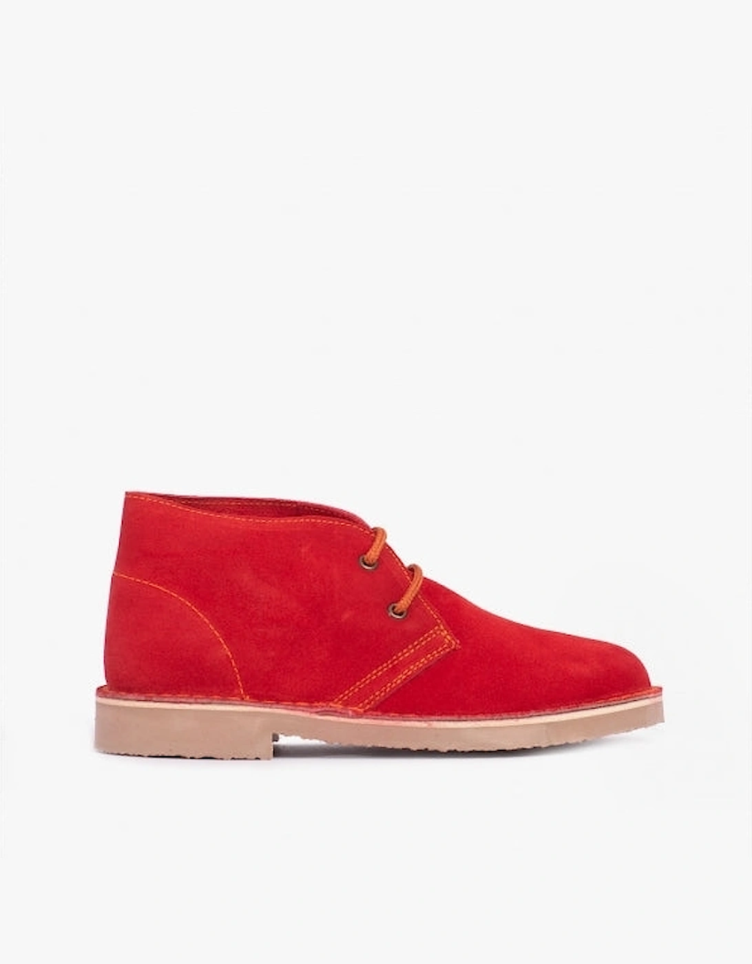 M467DS Unisex Desert Boots Red, 7 of 6