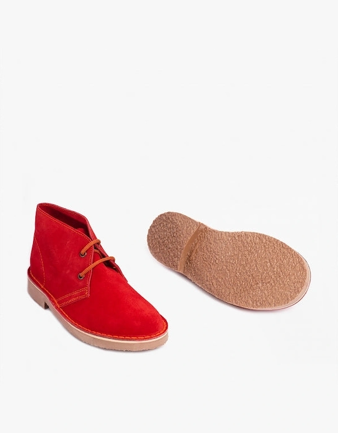 M467DS Unisex Desert Boots Red