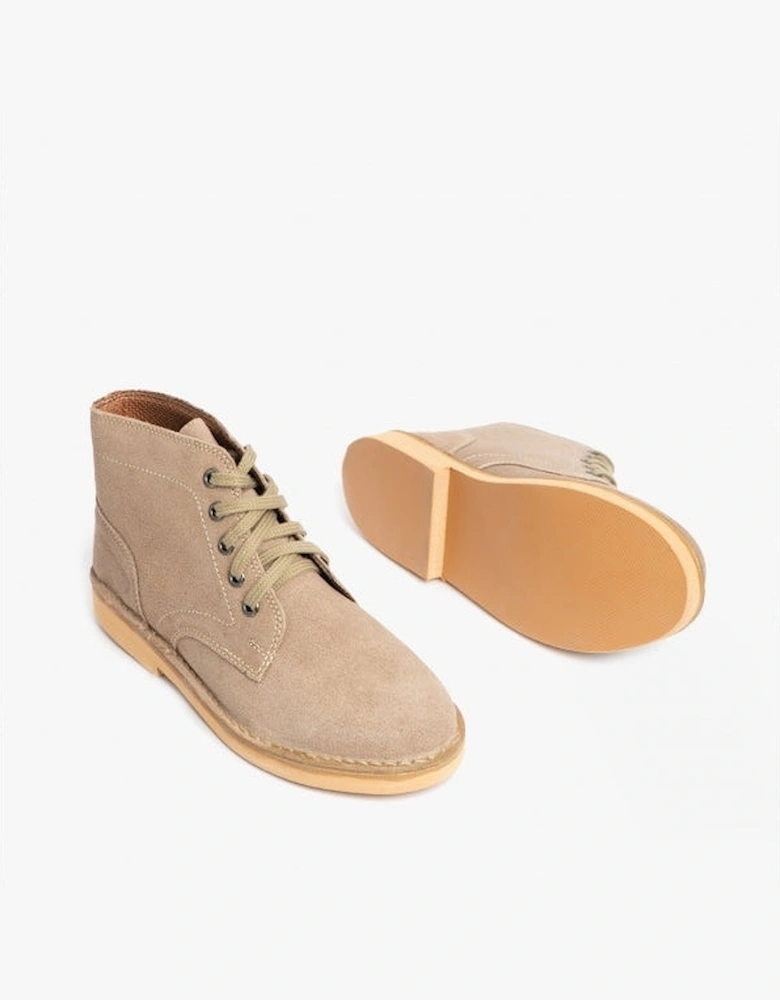 M468TS Mens Desert Boots Dark Taupe