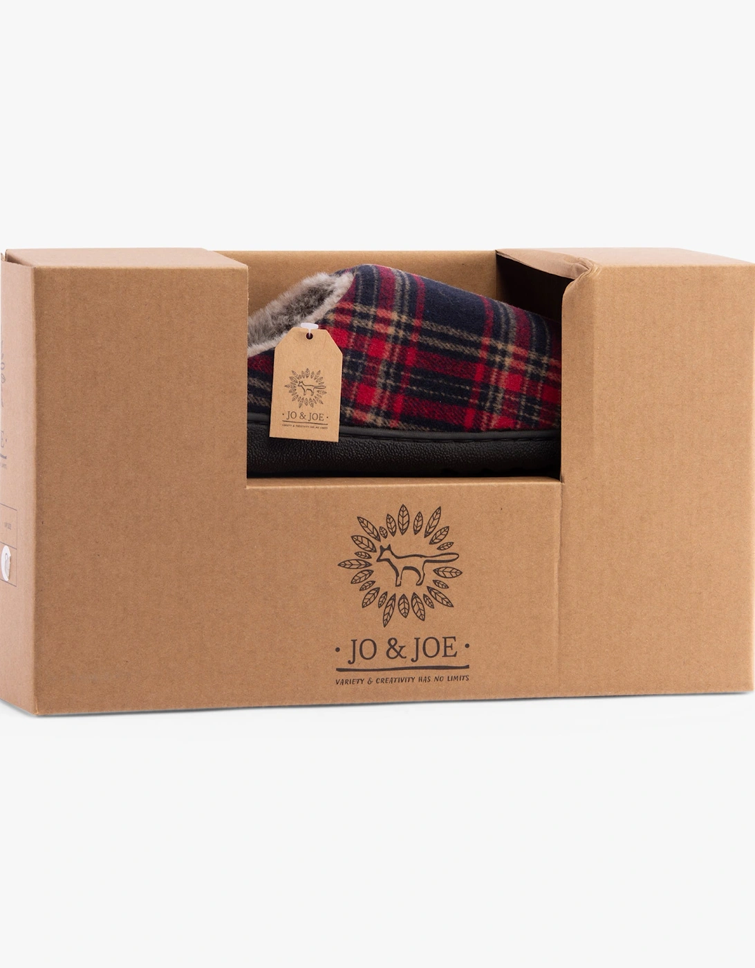 Jo & Joe FALKIRK Mens Slippers Red