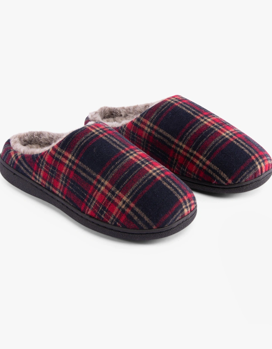 Jo & Joe FALKIRK Mens Slippers Red