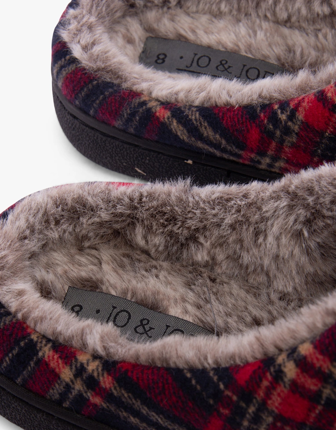Jo & Joe FALKIRK Mens Slippers Red