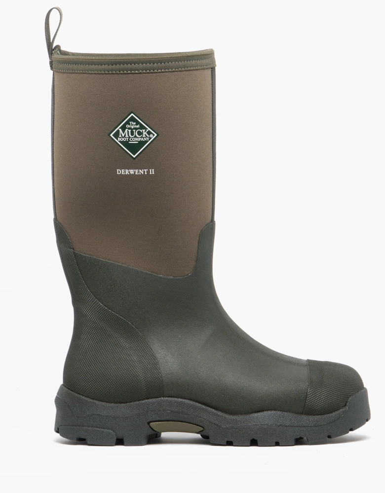 Muck Boots DERWENT II Unisex Rubber Wellington Boots Moss