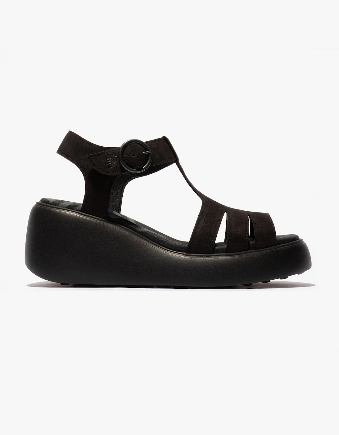 Women's Fly London DUMA955FLY Womens Sandals Black - Size: 5