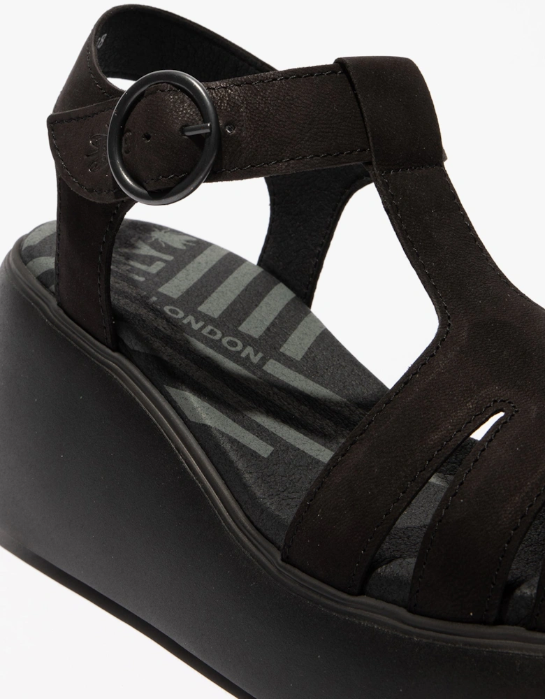 DUMA955FLY Womens Sandals Black