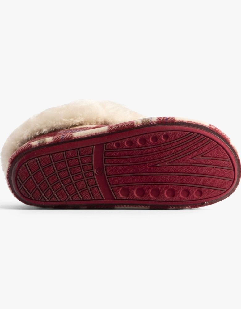 Jo & Joe GLENROYAL Womens Slippers Cherry