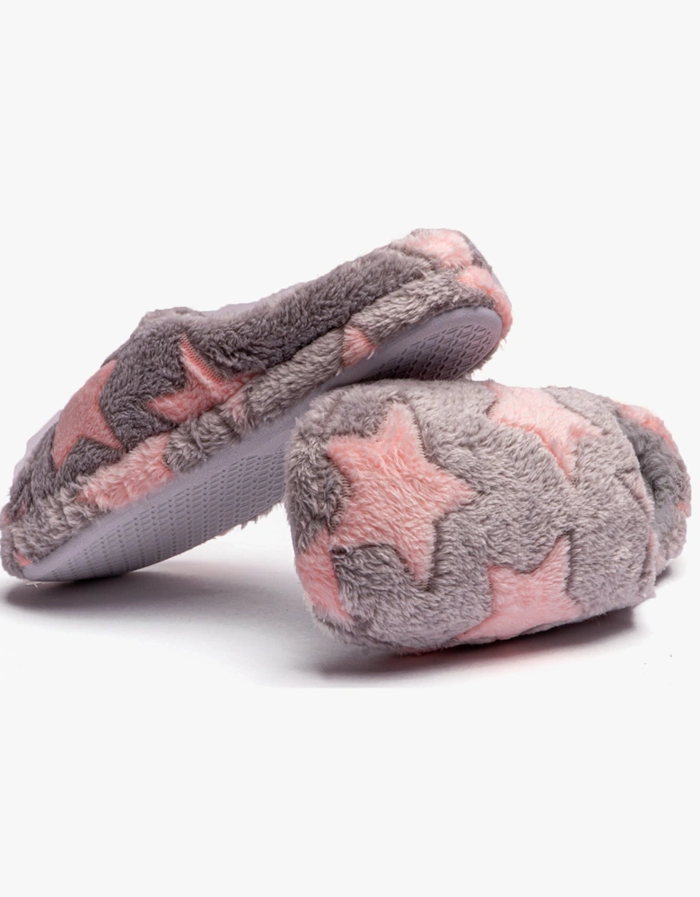 Jo & Joe HALO Womens Slippers Grey