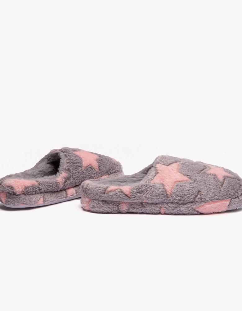 Jo & Joe HALO Womens Slippers Grey