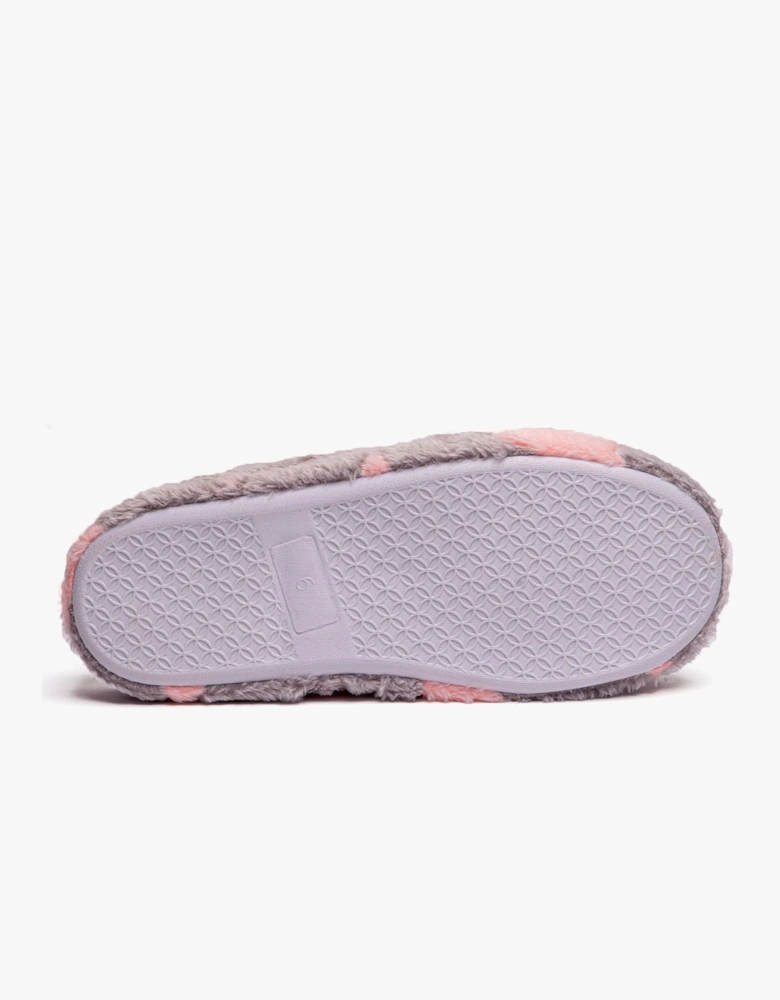 Jo & Joe HALO Womens Slippers Grey