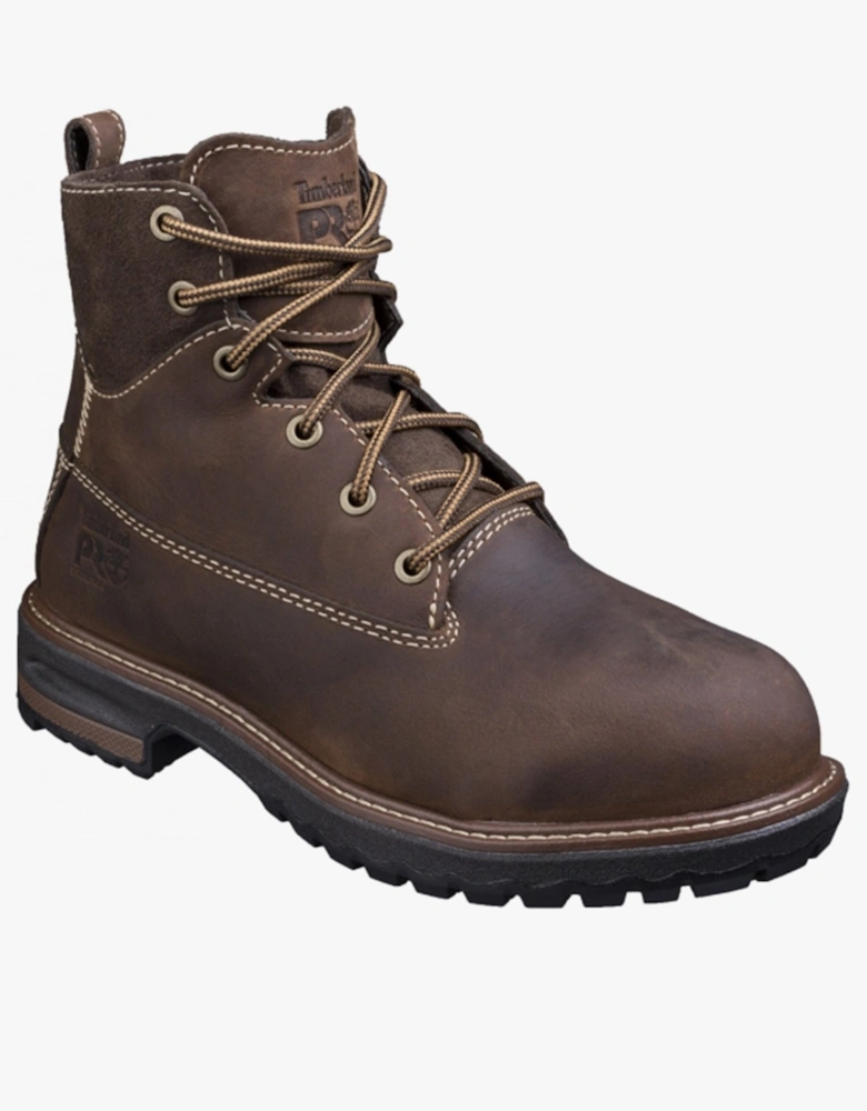 Pro HIGHTOWER Womens Leather Safety Boots Kaffee