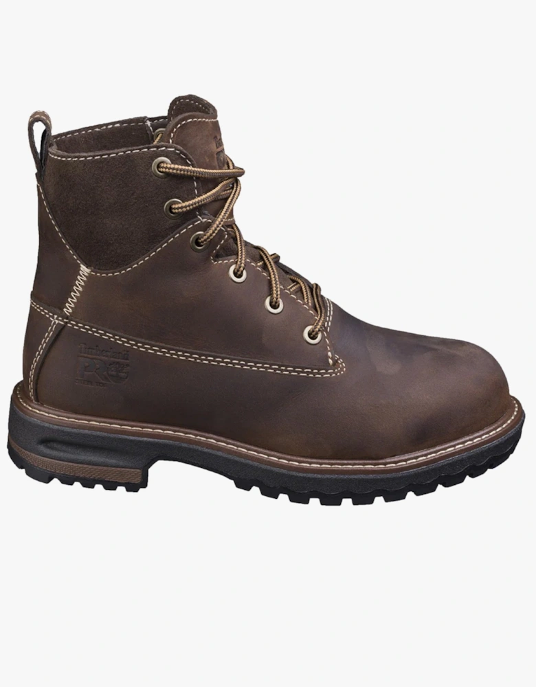 Pro HIGHTOWER Womens Leather Safety Boots Kaffee