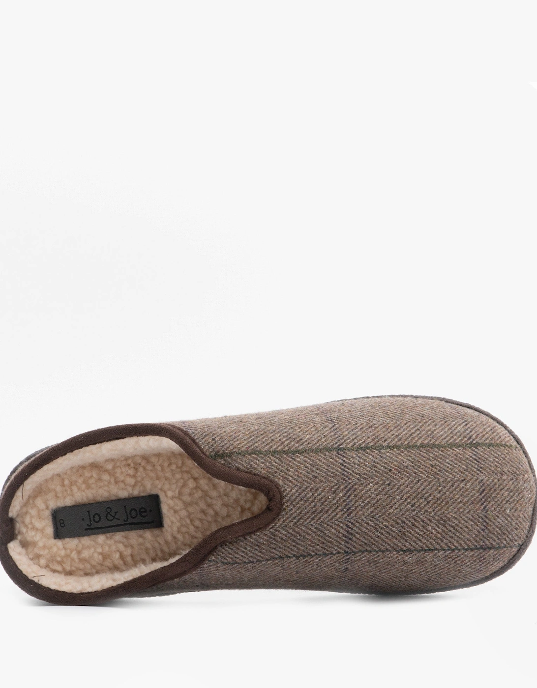 Jo & Joe HAMISH Mens Mule Slippers Dark Brown