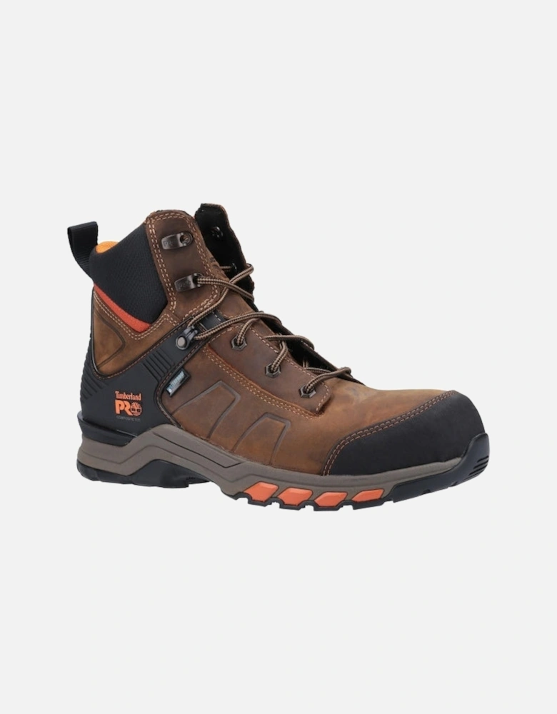 Pro HYPERCHARGE WORK Mens Leather Safety Boots Brown