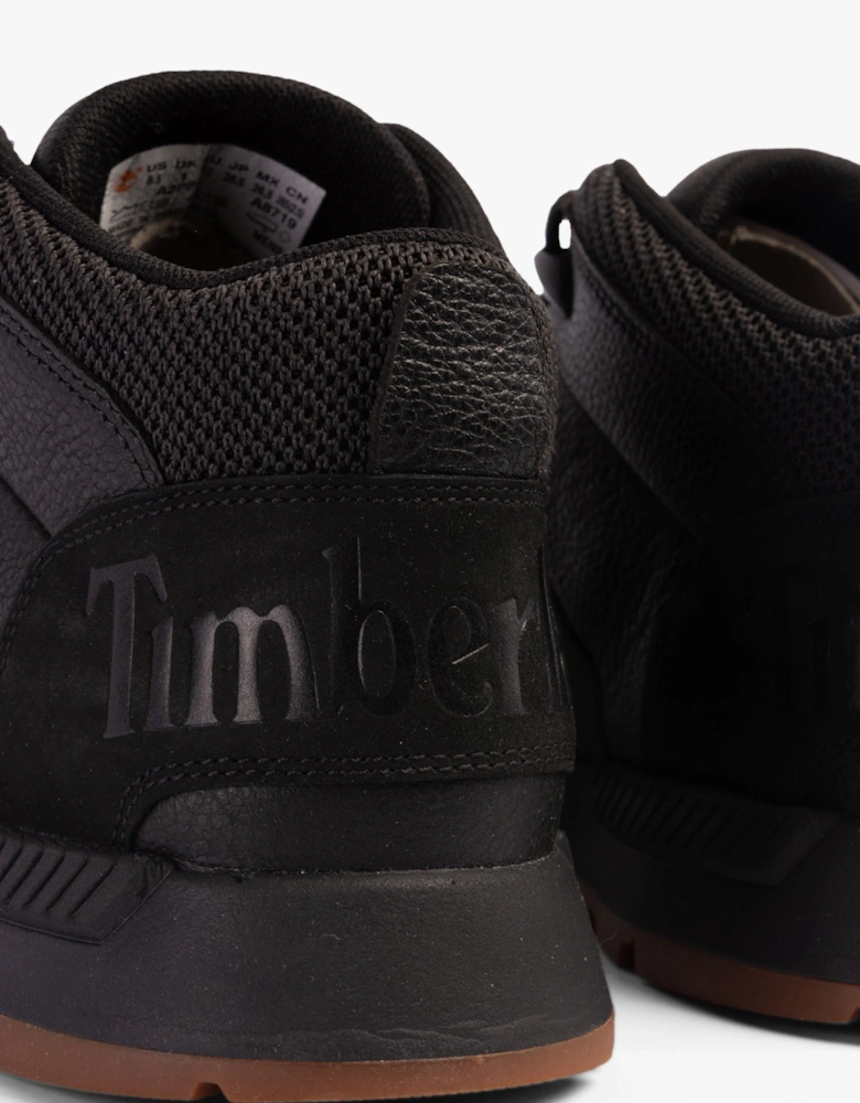 SPRINT TREKKER Mens Trainers Jet Black
