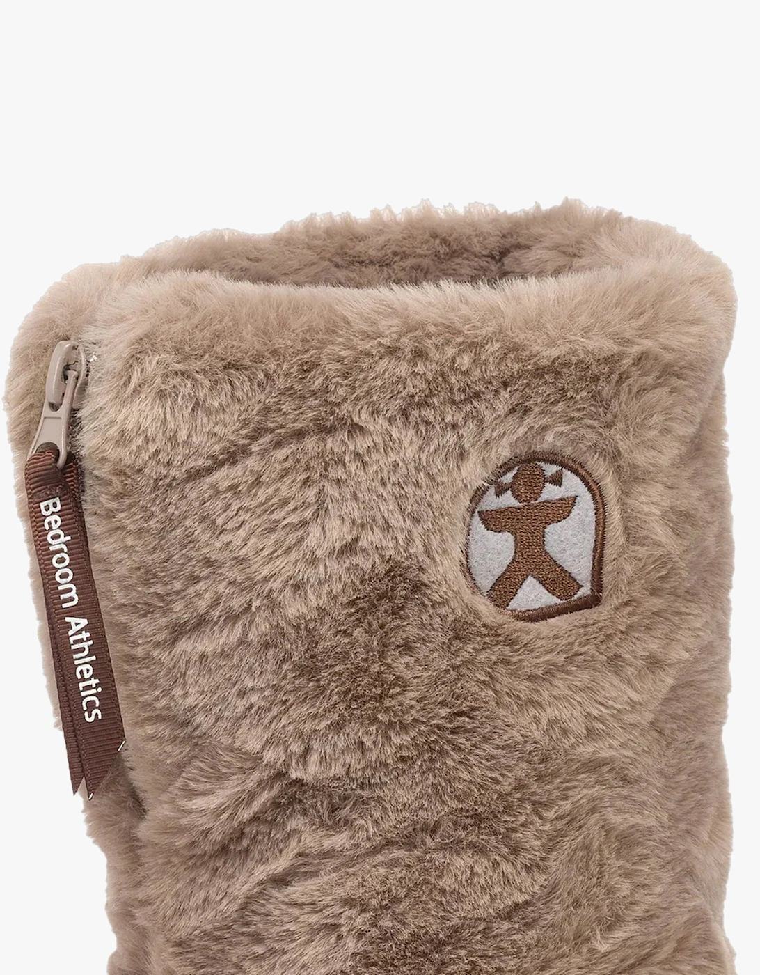 MONROE Womens Slipper Boots Taupe / Deep Taupe