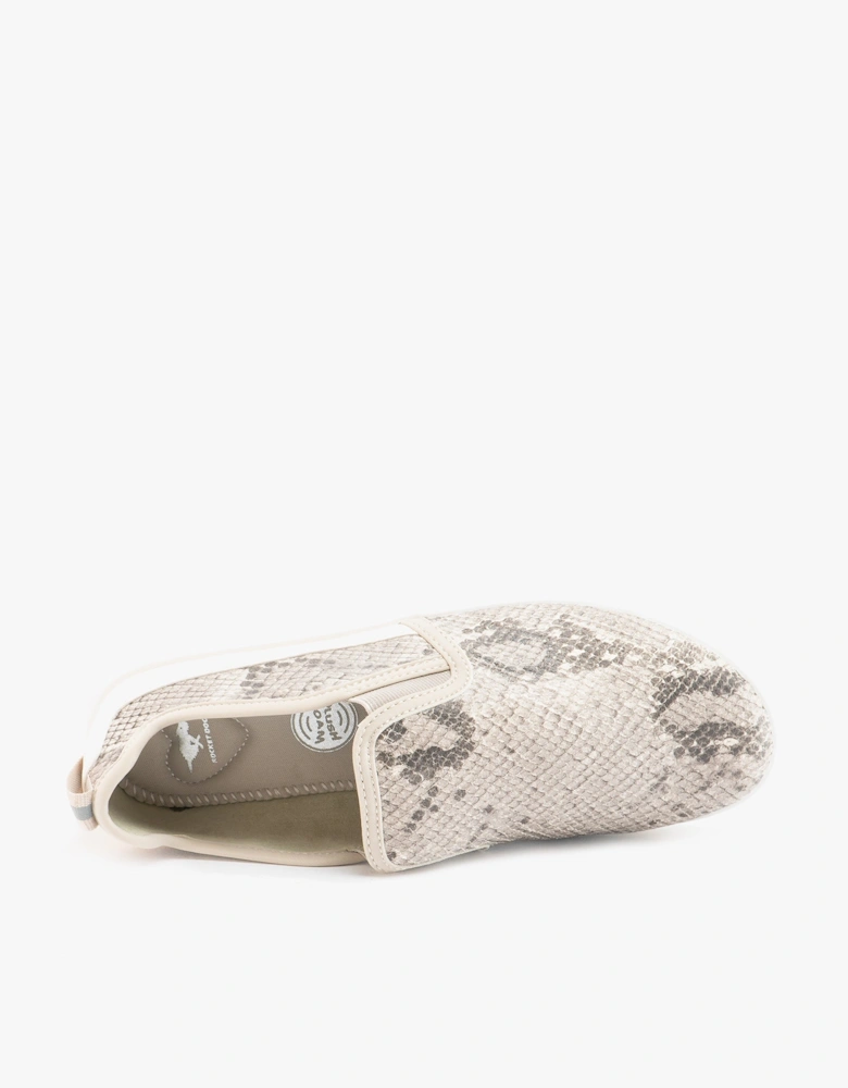 BECKI RAWLEY Womens Slip On Trainers Animal