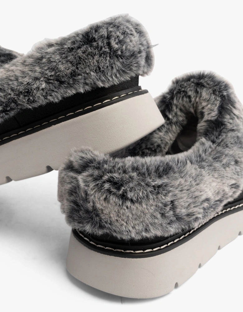 114762/BLK KEEPSAKES LITE - COZY BLEND Womens Slippers Black