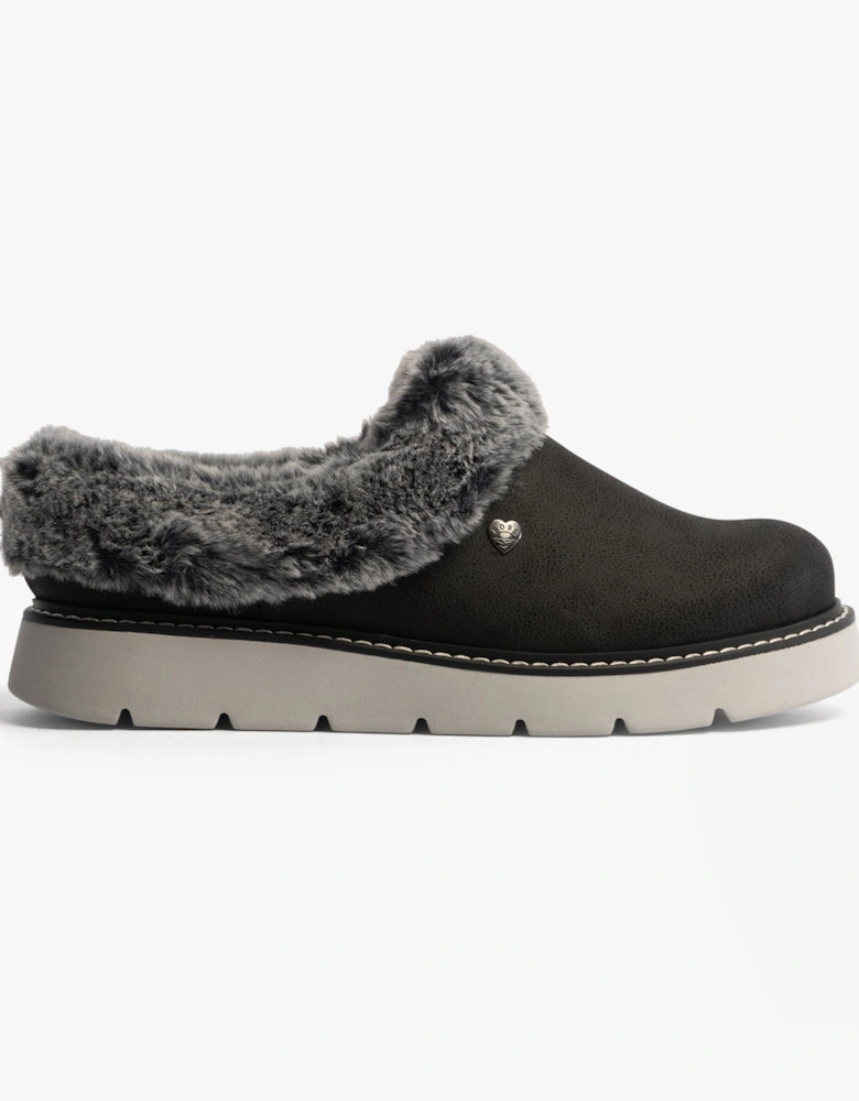114762/BLK KEEPSAKES LITE - COZY BLEND Womens Slippers Black