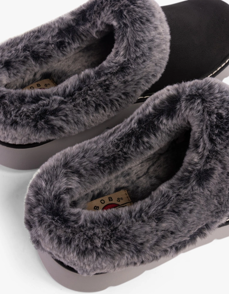 114762/BLK KEEPSAKES LITE - COZY BLEND Womens Slippers Black