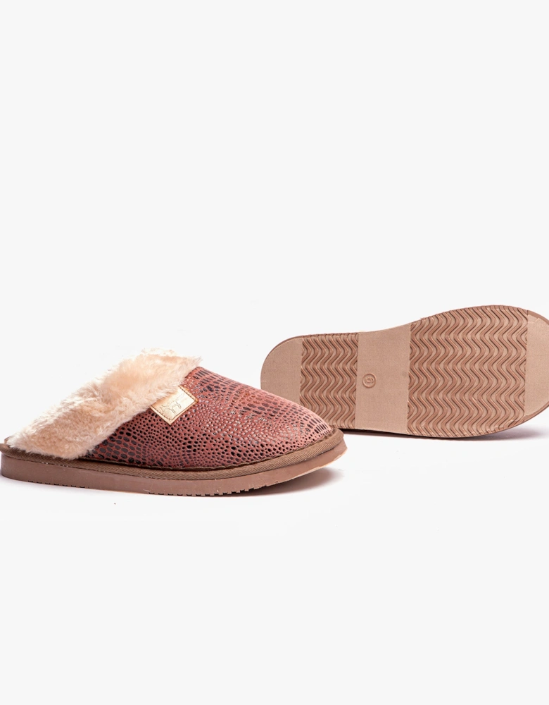 Jo & Joe MOSAIC Womens Slippers Blush