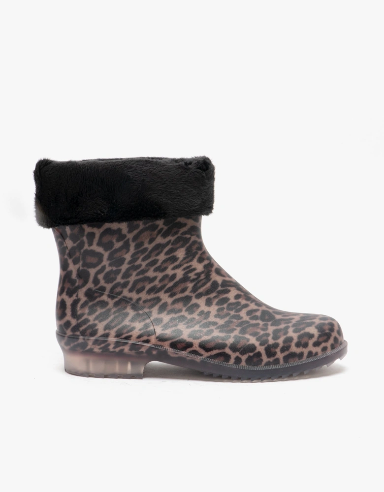 LINA Womens Warm Lined Boots Leopard