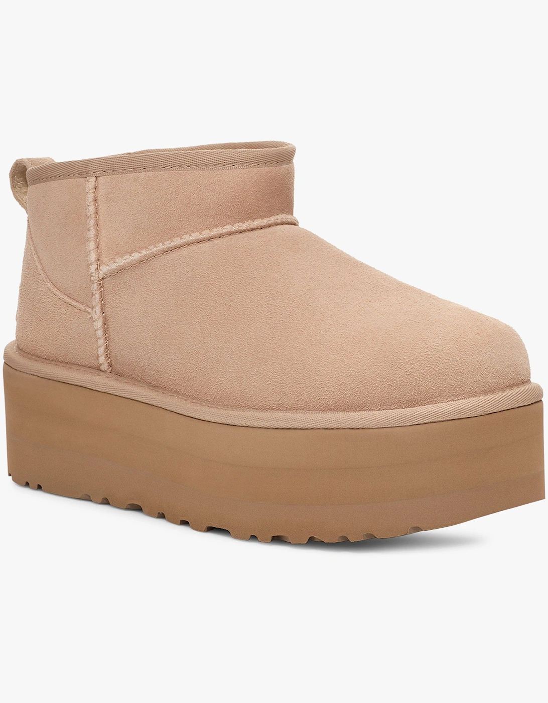 CLASSIC ULTRA MINI PLATFORM Womens Boots Sand