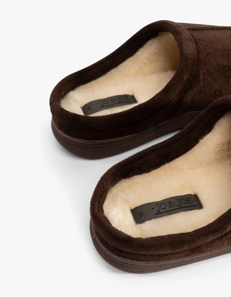 Jo & Joe OAKLEY Mens Slippers Brown