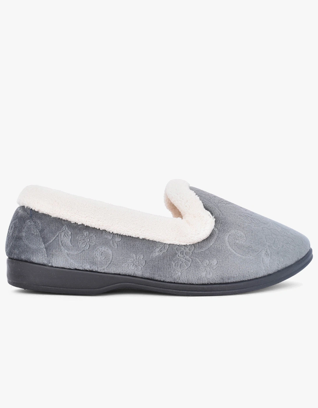 Jo & Joe PASHMINA Womens Slippers Grey, 6 of 5