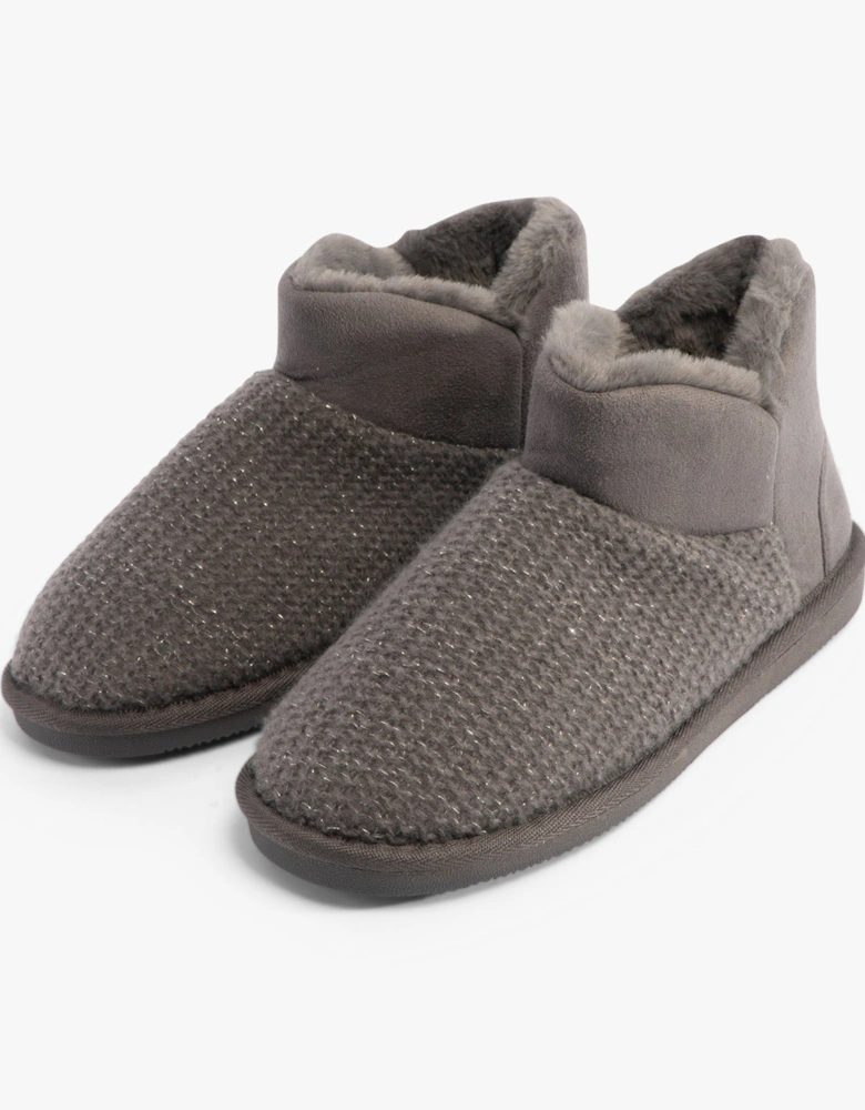 Jo & Joe ROSANNA Womens Slippers Charcoal