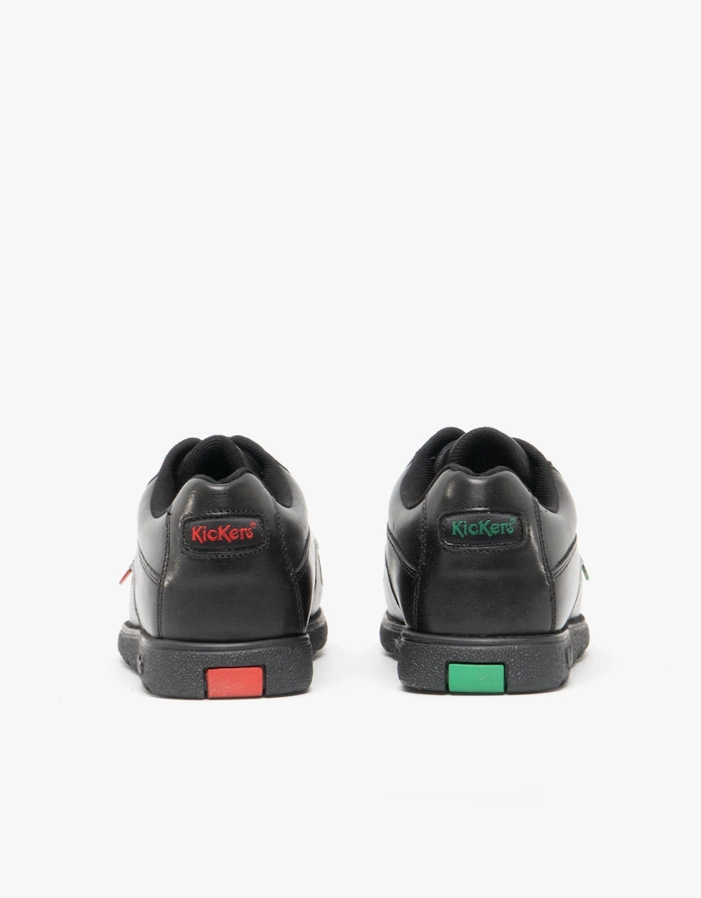 114237 FRAGMA LACE 4 EYE Boys School Shoes Black