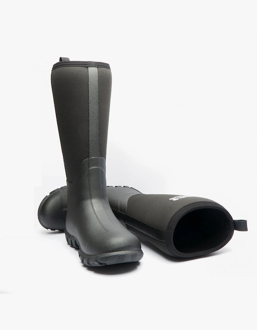 RUTLAND TALL Neoprene Wellington Boots Black