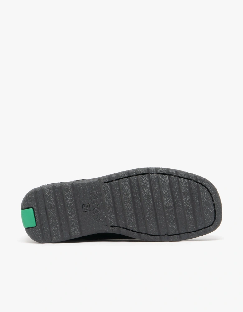 FRAGMA SLIP Leather Shoes Black
