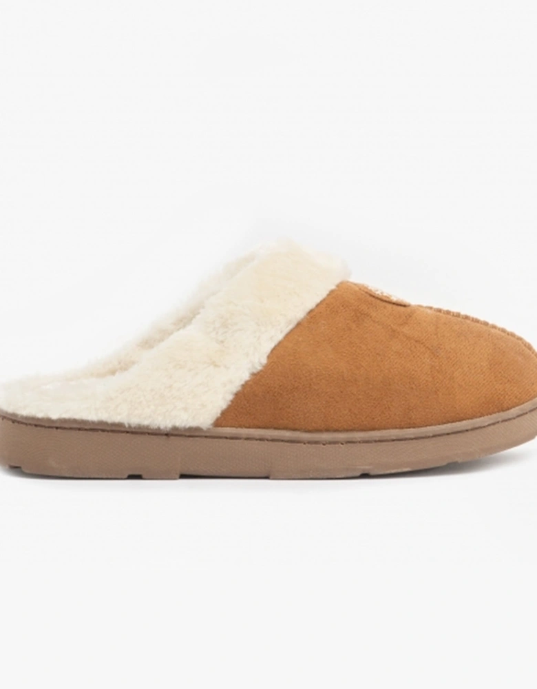 Jo & Joe SNUGGLE Womens Mule Slippers Cognac