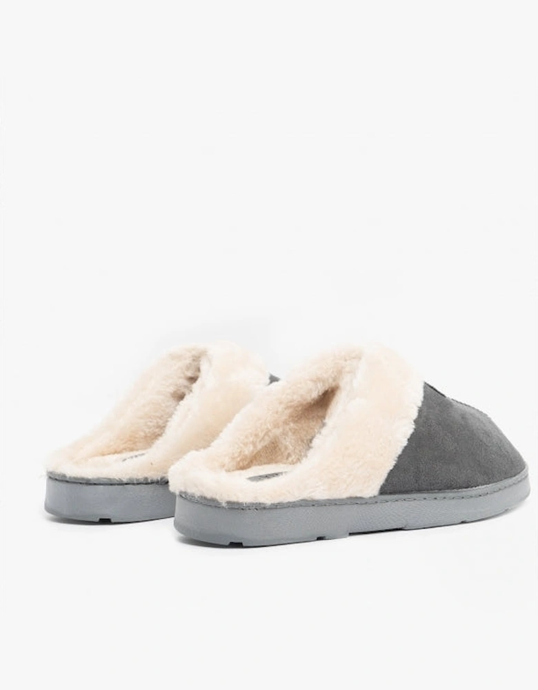 Jo & Joe SNUGGLE Womens Slippers Charcoal