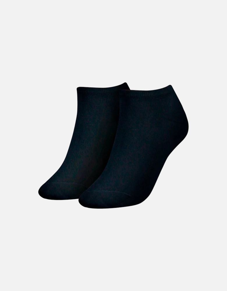 2 Pack Womens Trainer Socks Navy