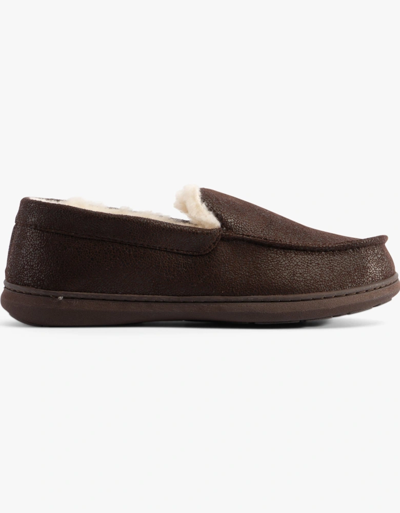 Jo & Joe SPENCER Mens Slippers Brown