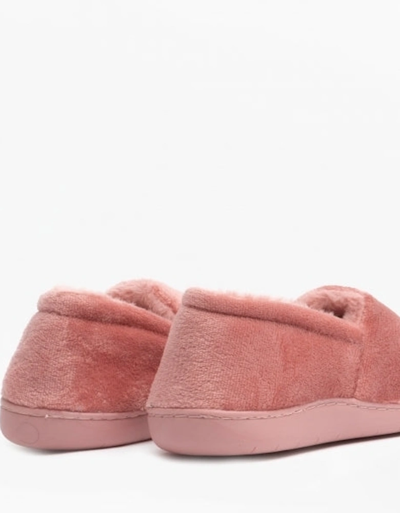 RITA Womens Full Slippers Dusty Pink