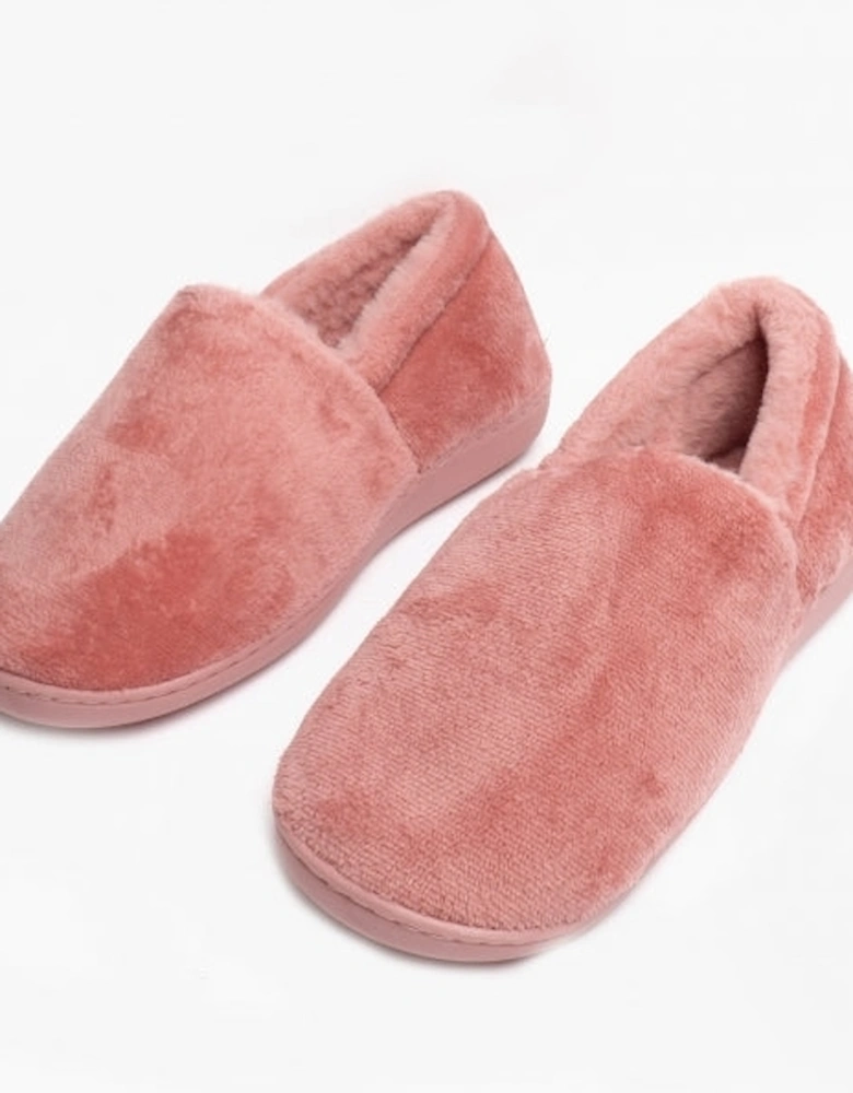 RITA Womens Full Slippers Dusty Pink