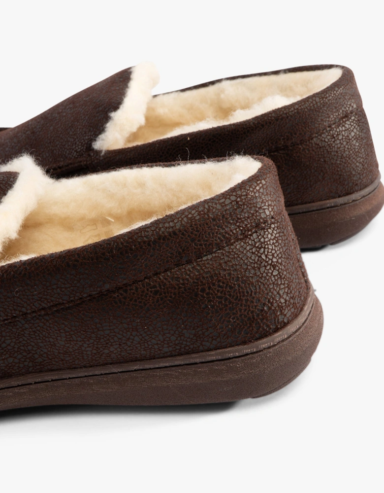 Jo & Joe SPENCER Mens Slippers Brown