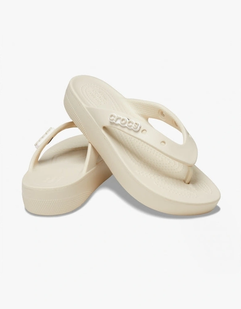 207714-2Y2 CLASSIC PLATFORM FLIP Womens Flip-Flops Bone