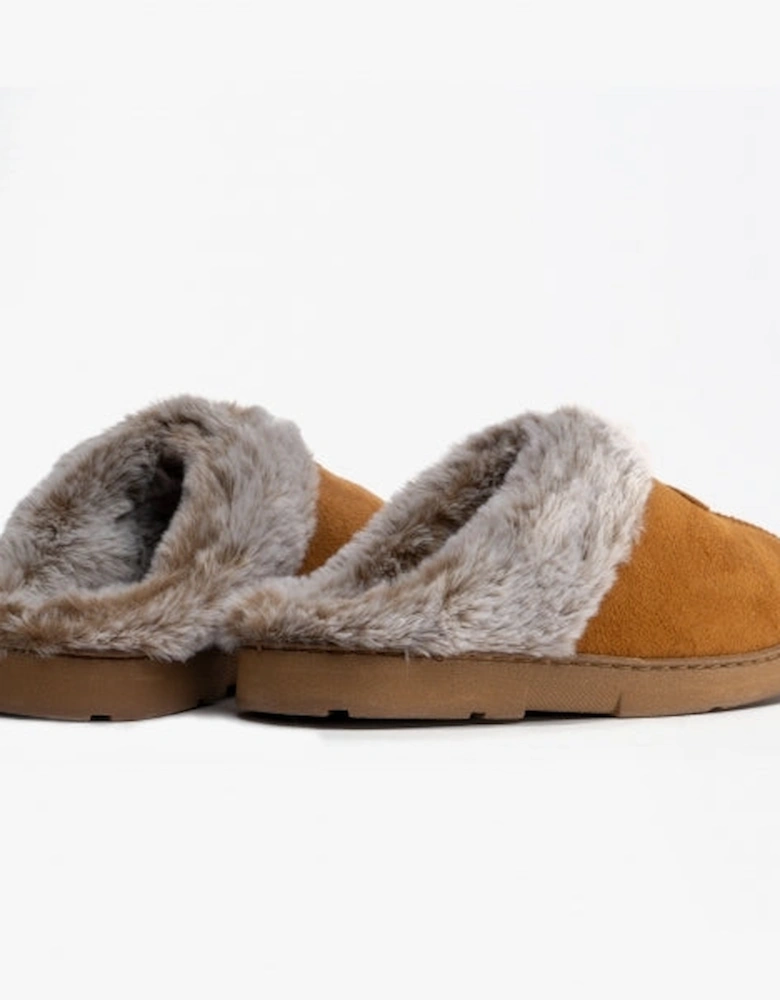 Jo & Joe SPLENDOUR Womens Slippers Chestnut
