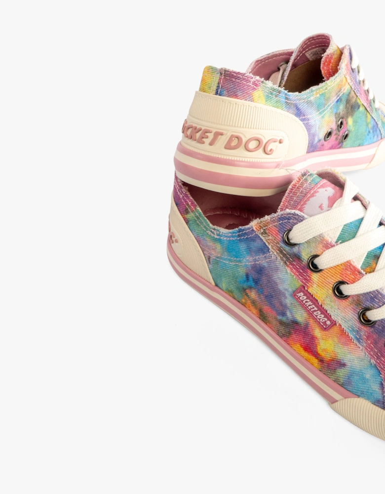 JAZZIN CANDY TIE DYE Womens Trainers Pink Multi