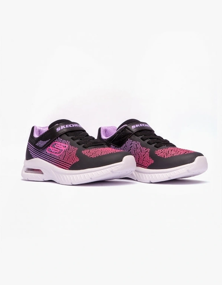 303610L/BKLV MICROSPEC MAX PLUS-OMBRE DAYS Girls Trainers Black/Lavender