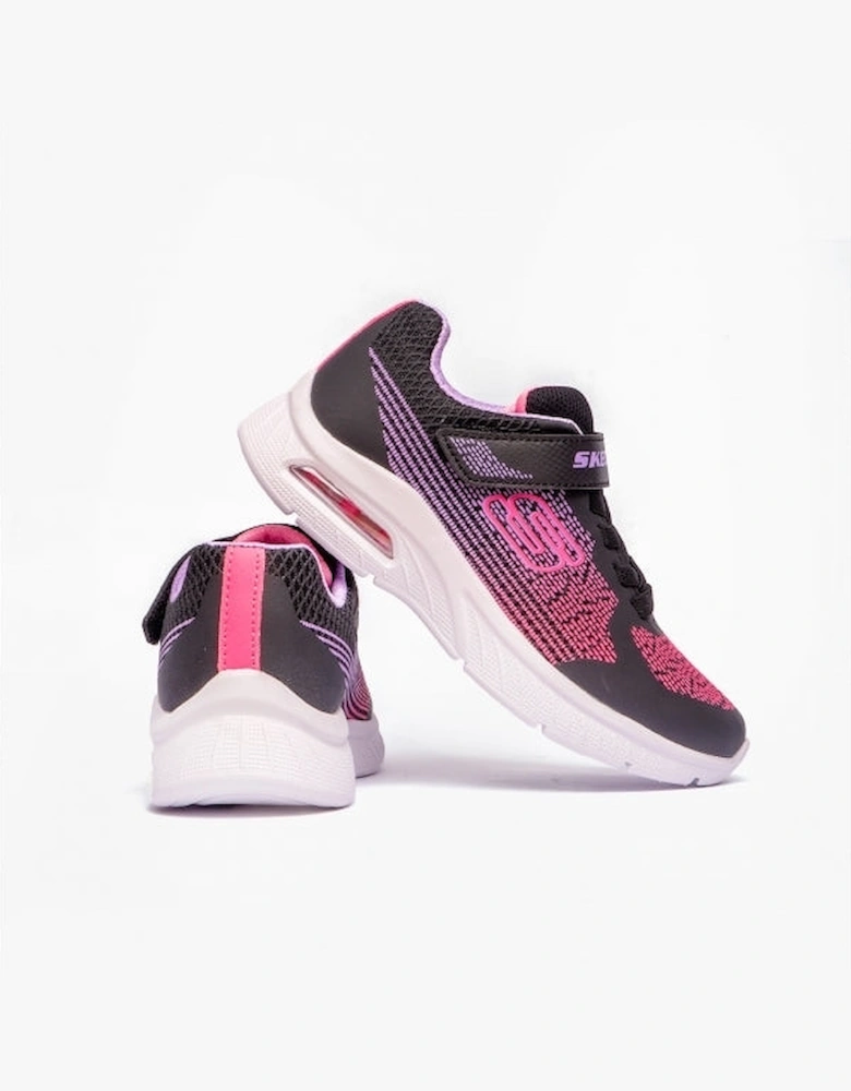 303610L/BKLV MICROSPEC MAX PLUS-OMBRE DAYS Girls Trainers Black/Lavender