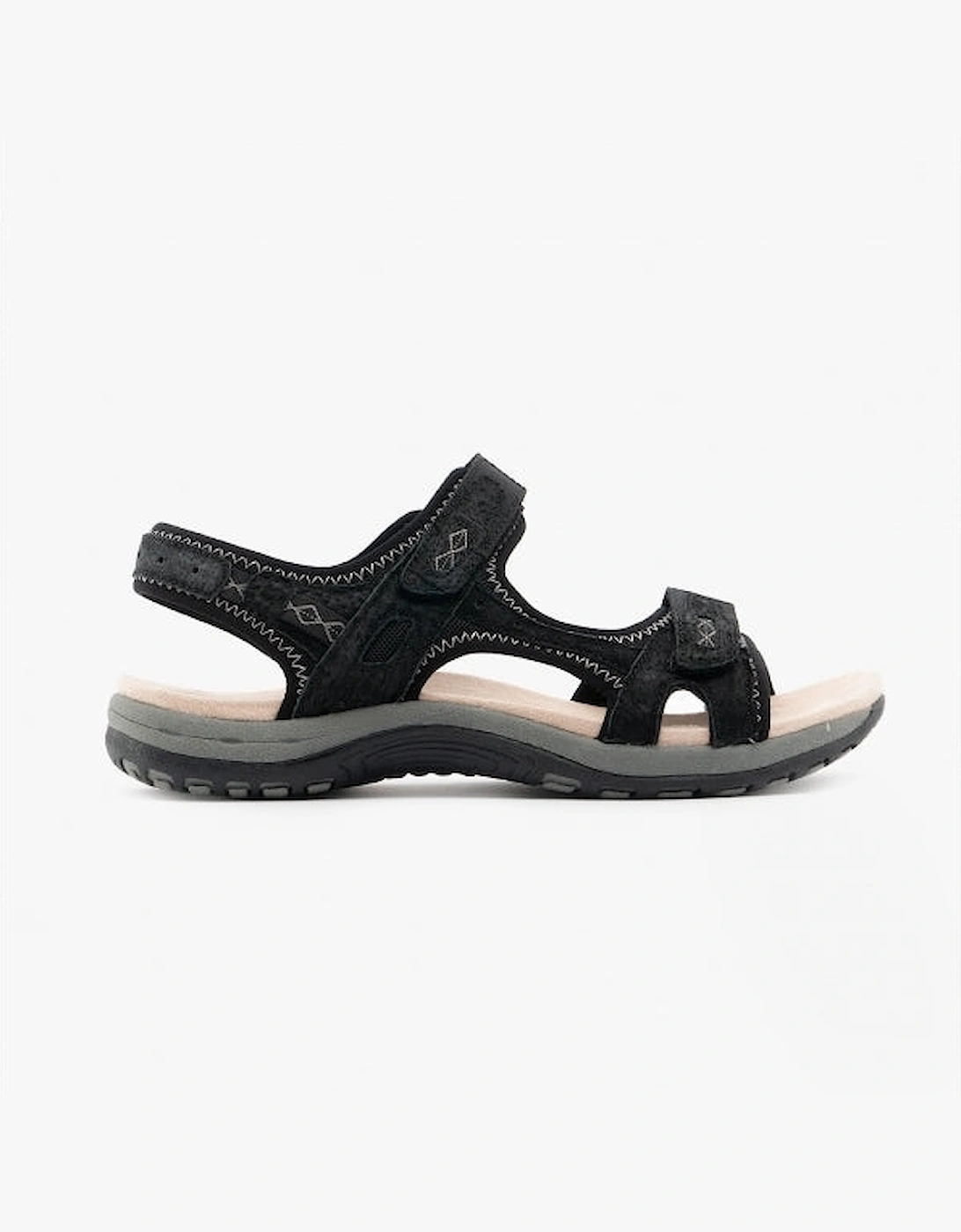 Freespirit Women's Free Spirit Frisco Womens Hiking & Trail Sandals Black - Size: UK 8