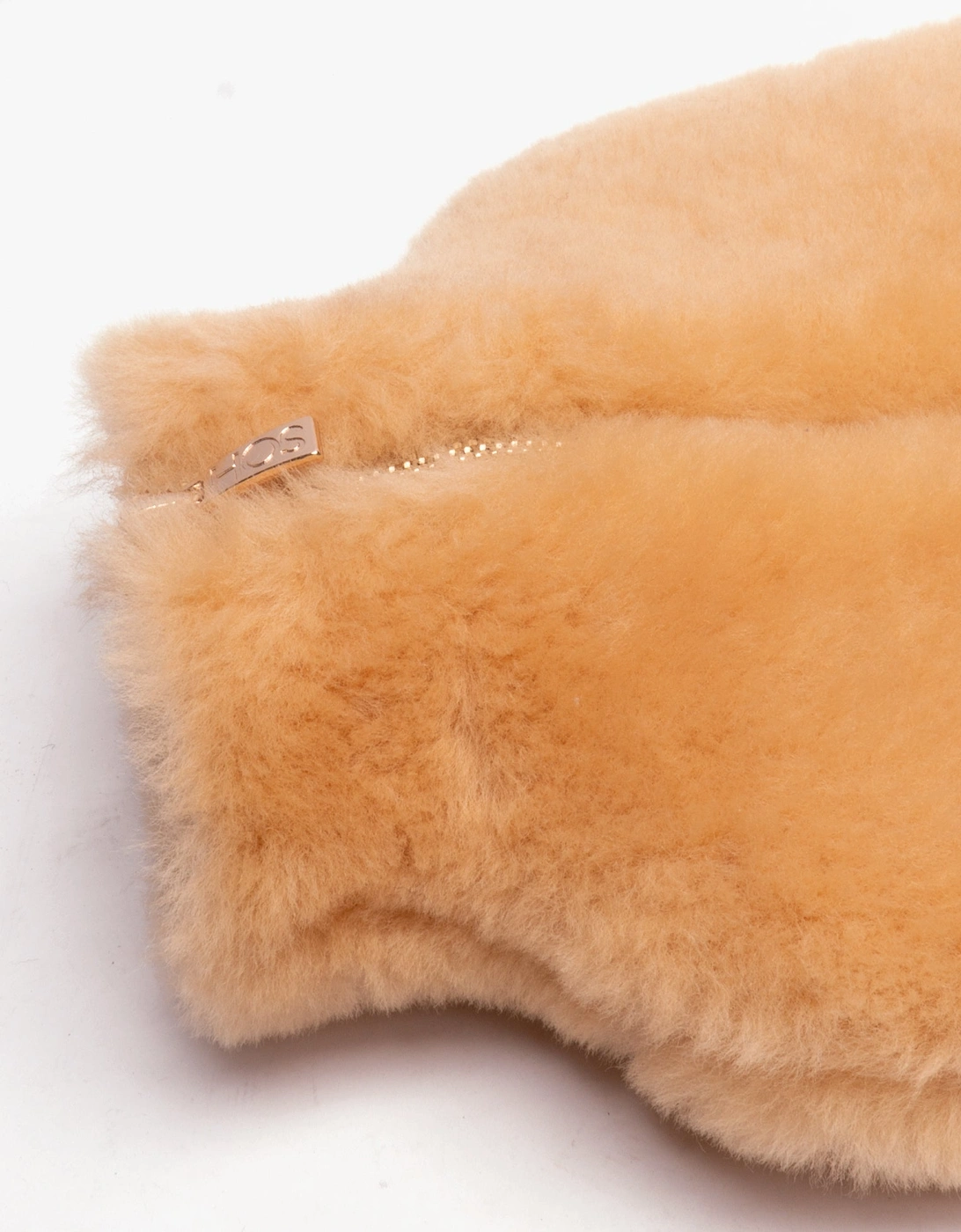 IRIS Sheepskin Hot Water Bottle Chestnut