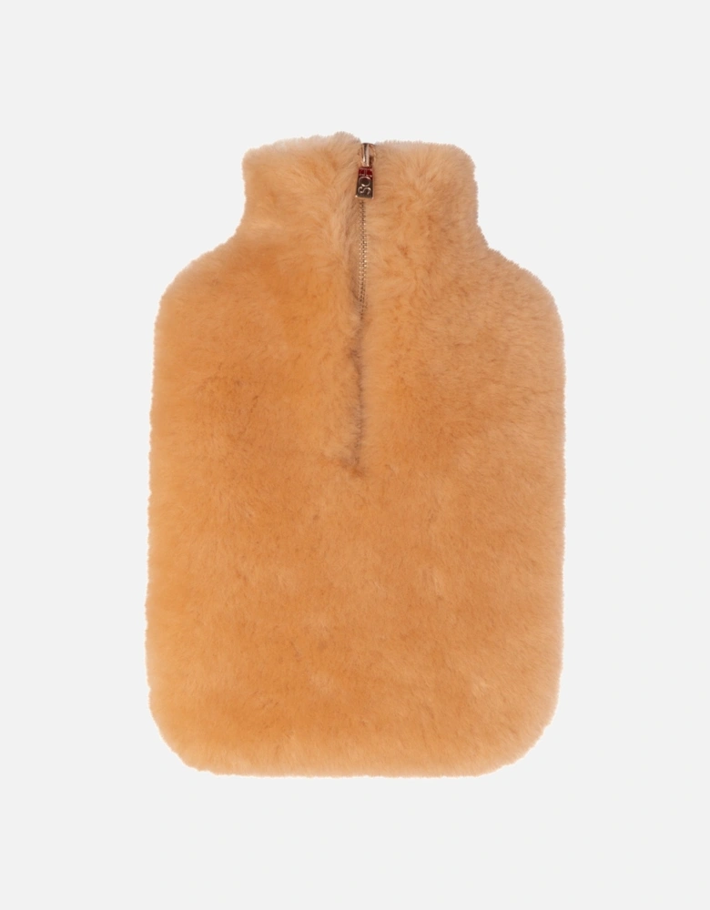 IRIS Sheepskin Hot Water Bottle Chestnut