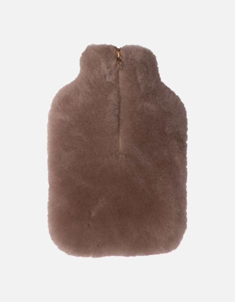 IRIS Sheepskin Hot Water Bottle Grey