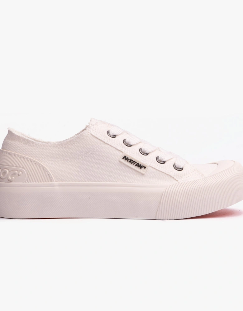 JAZZIN PLUS CANVAS Womens Trainers White