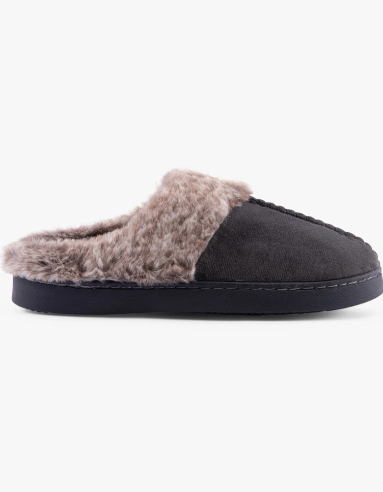 Jo & Joe TRIXIE Womens Slippers Charcoal